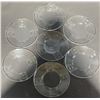Image 2 : Clear Glass Tableware Set, 18 Pieces