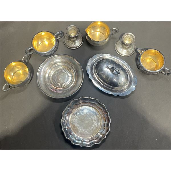 Silver Plated Copper Tableware by Viking Plate and Rogers