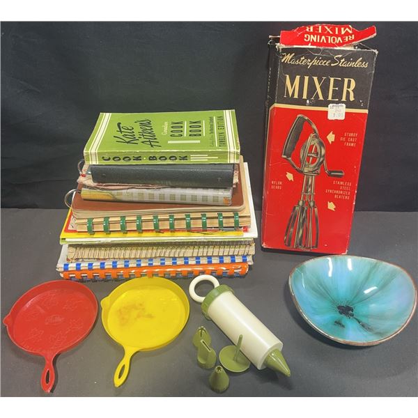 Vintage Canadian Cookbooks and Kitchen Utensils