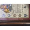 Image 3 : Framed Canadian Nickel Coin Collection Display