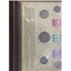 Image 2 : Framed United States World War II Coin and Stamp Collection, Approx 11x12 in