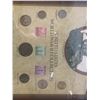 Image 3 : Framed United States World War II Coin and Stamp Collection, Approx 11x12 in