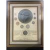 Image 1 : Framed Display Coins of King George V, Approx 12x15 Inches