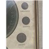 Image 4 : Framed Display Coins of King George V, Approx 12x15 Inches