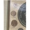 Image 3 : Framed Display of King George VI Coins, Approx 11x15 Inches