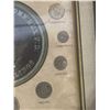 Image 5 : Framed Display of King George VI Coins, Approx 11x15 Inches