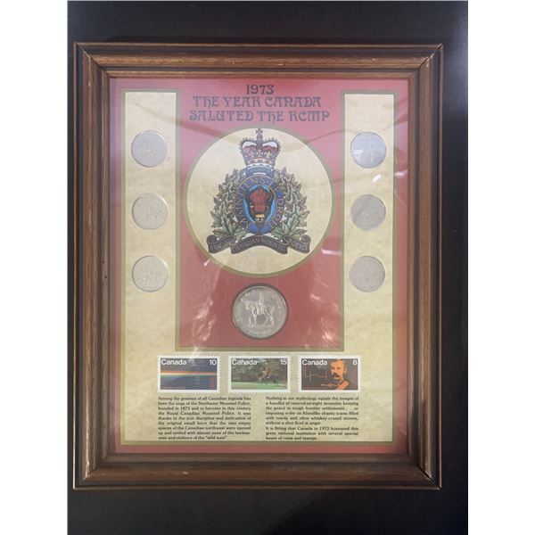 1973 RCMP Commemorative Coin and Stamp Set