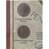 Image 4 : Framed Canadian Penny Collection Display Approx 10x12