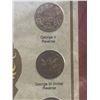 Image 6 : Framed Canadian Penny Collection Display Approx 10x12