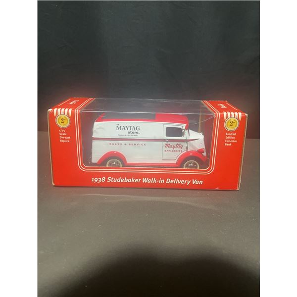 1938 Studebaker Walk-In Delivery Van Die-Cast Bank
