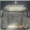 Image 2 : 3 Engraved Silver-Plated Lidded Boxes with Middle Eastern Hallmarks