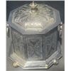 Image 5 : 3 Engraved Silver-Plated Lidded Boxes with Middle Eastern Hallmarks
