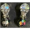 Image 2 : Aurora Borealis Crystal Necklace and Earrings Set