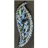 Image 3 : Sherman Blue Rhinestone Bracelet and Brooch Set