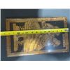 Image 8 : Wood Wall Plaque with Pyrography and Soapstone Pen Holder