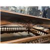 Image 4 : Carved Wood Rectangular Coffee Table with Shelf