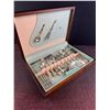 Image 1 : Rogers & Bro Silverplate Flatware Set with Case