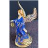 Image 14 : Lot: Shelley Dainty Blue Bone China, Silverplate Tray, Angel Figurine, Boxes