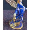 Image 16 : Lot: Shelley Dainty Blue Bone China, Silverplate Tray, Angel Figurine, Boxes