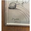Image 3 : Henry Moore "Woman Knitting" Sterling Silver Etching, Franklin Mint 1975