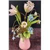 Image 8 : Franklin Mint Canadian Beaver and 3 metal  Flower Arrangements