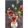Image 9 : Franklin Mint Canadian Beaver and 3 metal  Flower Arrangements