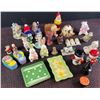 Image 3 : Ceramic and Resin Figurines and Trays