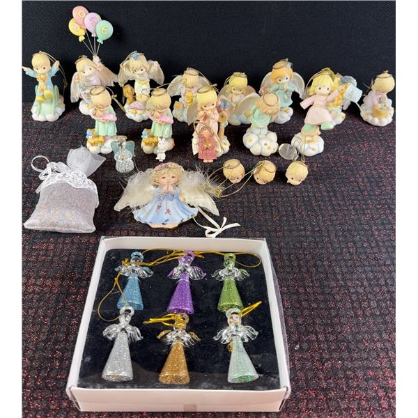 Precious Moments Life’s Little Lessons Holiday Ornaments Lot