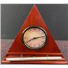 Image 2 : Now & Zen Triangular Wood Zen Alarm Clock