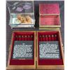Image 1 : Orchard Studio Etched Metal Plaques, Glass Trinket & Book Box