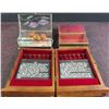 Image 2 : Orchard Studio Etched Metal Plaques, Glass Trinket & Book Box