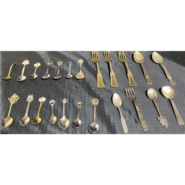 Collectible and Sterling Souvenir Spoons
