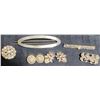 Image 1 : Costume Brooches, Earrings, and Hair Clip Lot