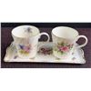 Image 9 : Fine Bone China Teacups and Saucers, England