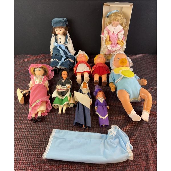 Dolls with Mixed Outfits and Accessories
