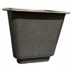 Image 2 : 15 Black Plastic Square Plant Pots