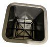 Image 3 : 15 Black Plastic Square Plant Pots