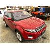 Image 10 : PARKSVILLE - 2015 LAND ROVER RANGE ROVER EVOQUE RED 167341 KMS - 076866-4