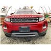 Image 5 : PARKSVILLE - 2015 LAND ROVER RANGE ROVER EVOQUE RED 167341 KMS - 076866-4