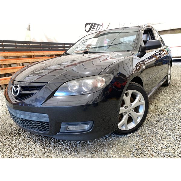 PARKSVILLE - 2007 MAZDA MAZDA3 BLACK 217221 KMS - 624467-2