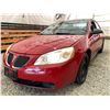 Image 2 : PARKSVILLE - 2007 PONTIAC G6 RED 229737 KMS - 196083-2