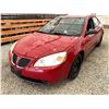 Image 3 : PARKSVILLE - 2007 PONTIAC G6 RED 229737 KMS - 196083-2