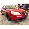 Image 8 : PARKSVILLE - 2007 PONTIAC G6 RED 229737 KMS - 196083-2