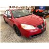 Image 9 : PARKSVILLE - 2007 PONTIAC G6 RED 229737 KMS - 196083-2