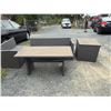 Image 1 : Modern Wicker Patio Furniture Set