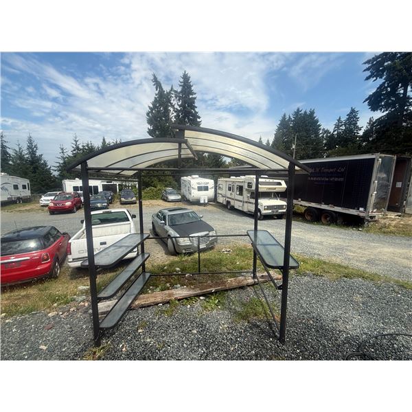 BBQ Gazebo with Serving Counters