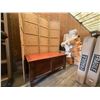 Image 1 : Wood Storage Chest & Woven Folding Room Divider
