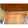 Image 3 : Wood Storage Chest & Woven Folding Room Divider