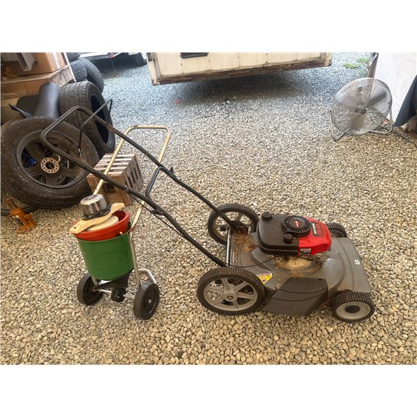 Craftsman 5.0 HP 22" Push Mower and Spreader