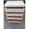 Image 2 : 5-Drawer Wooden Chest, Cream Finish